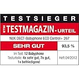 NUK 10256267 – Babyphone Eco Control+ DECT 267 mit Full Eco Mode - 5
